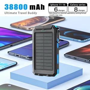 Waterproof Outdoor Solar Power Bank