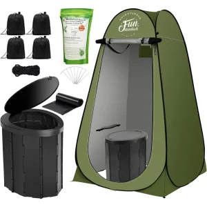 Portable Toilet, Pop Up Privacy Tent,