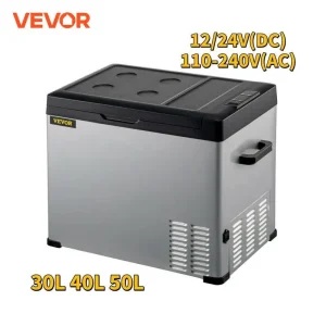VEVOR 30L 40L 50L Mini Car/Camper Van Fridge Freezer