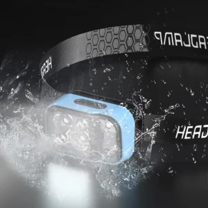 LED Headlamp Flashlight Motion Sensor