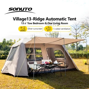 Sonuto Quick Setup 3-8 Person Camping Tent