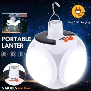 Solar/USB Rechargeable Folding Outdoor LED Light
