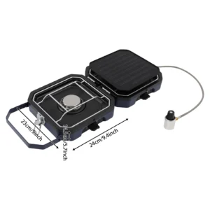Camping Stove W/ Grill Pan, Foldable