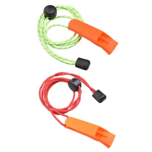 Outdoor Camping Hiking Whistle with Lanyard