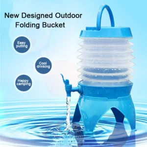 Collapsible Water Bag Container with Tap Portable Water Bag
