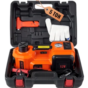 5T Electric Hydraulic Car Jack with Built-in Inflatable Pump