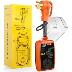 50 to 30 Amp RV Surge Protector Power Adapter Waterproof