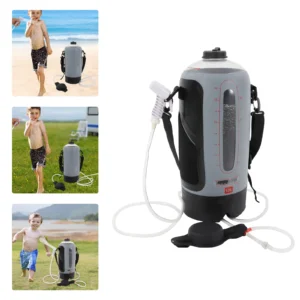 12L Portable Camp Shower, Hands-Free Pressure