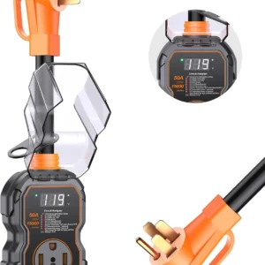 RV Surge Protectors 50 Amp with Smart LED Display